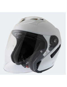 SCORPION EXO-220 WHITE OPEN MOTORCYCLE HELMET