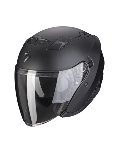 SCORPION EXO-230 BLACK MATT OPEN MOTO HELMET