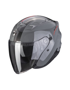 SCORPION EXO-230 SR GREY ATVIRAS MOTO ŠALMAS