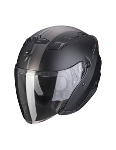 SCORPION EXO-230 SR GREY/BLACK ATVIRAS MOTO ŠALMAS