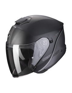 SCORPION EXO-S1 ESSENCE BLACK ATVIRAS MOTO ŠALMAS