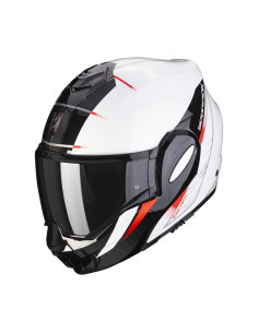 SCORPION EXO-TECH EVO PRIMUS WHITE FLIP-UP MOTO ŠALMAS