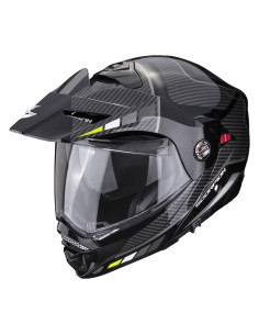 SCORPION ADX-2 CAMINO BLACK/YELLOW FLUO ADVENTURE MOTO ŠALMAS