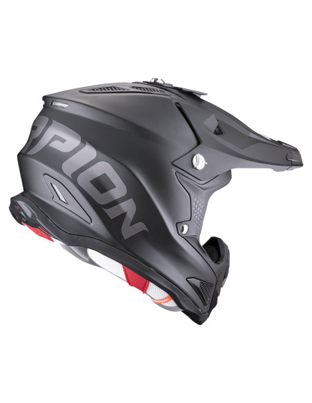 SCORPION VX-22 AIR BLACK MATT KROSINIS MOTO ŠALMAS