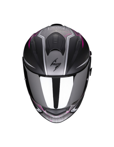 SCORPION EXO-491 RUN BLACK/ROSE/GREY SPORTINIS/UŽDARAS MOTO ŠALMAS
