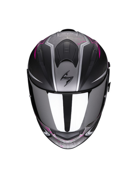 SCORPION EXO-491 RUN BLACK/ROSE/GREY SPORTINIS/UŽDARAS MOTO ŠALMAS