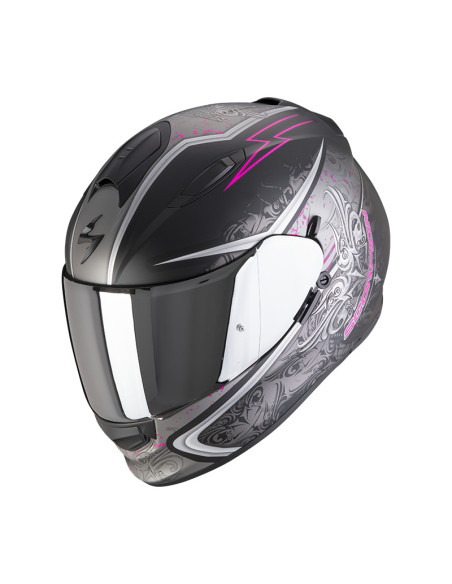 SCORPION EXO-491 RUN BLACK/ROSE/GREY SPORTINIS/UŽDARAS MOTO ŠALMAS