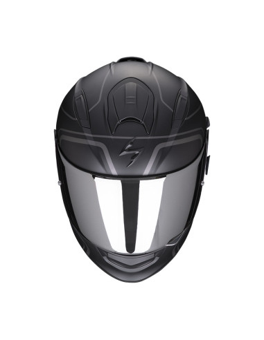 SCORPION EXO-491 WEST BLACK SPORTINIS/UŽDARAS MOTO ŠALMAS