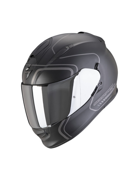 SCORPION EXO-491 WEST BLACK SPORTINIS/UŽDARAS MOTO ŠALMAS