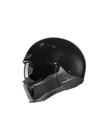 HJC I20 METAL BLACK ATVIRAS MOTO ŠALMAS