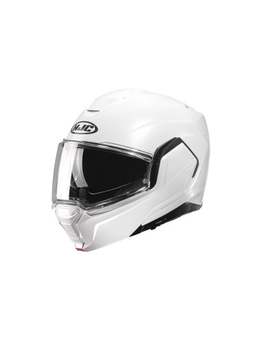 HJC I100 PEARL WHITE FLIP-UP MOTORCYCLE HELMET