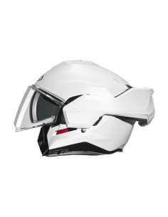 HJC I100 PEARL WHITE FLIP-UP MOTO ŠALMAS