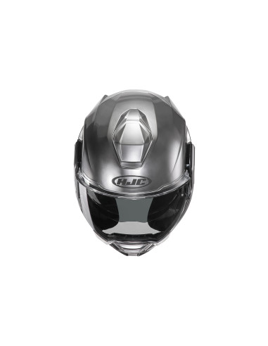 HJC I100 HYPER SILVER FLIP-UP MOTO ŠALMAS