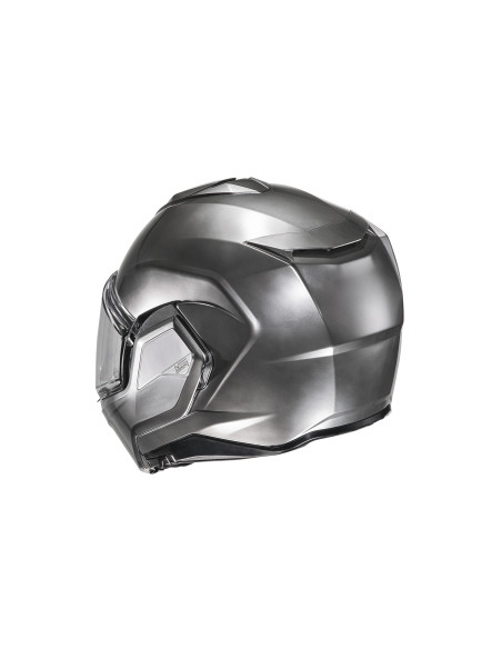 HJC I100 HYPER SILVER FLIP-UP MOTO ŠALMAS