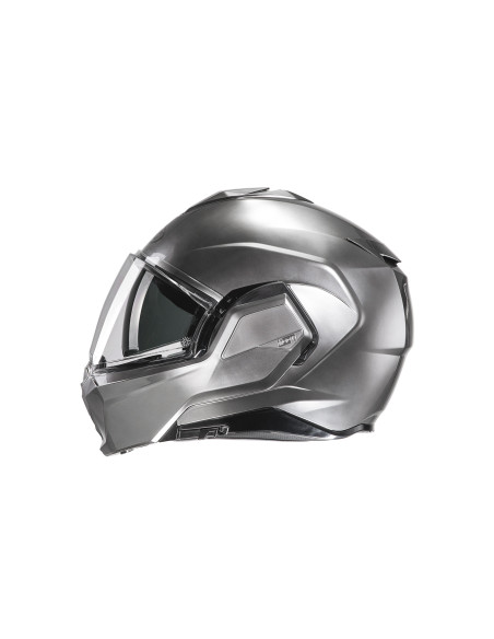 HJC I100 HYPER SILVER FLIP-UP MOTO ŠALMAS