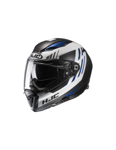 HJC F70 BLACK CARBON KESTA/MC2SF SPORTINIS/UŽDARAS MOTO ŠALMAS