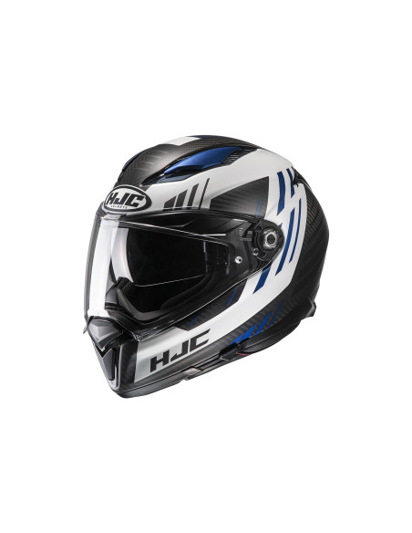 HJC F70 BLACK CARBON KESTA/MC2SF SPORTINIS/UŽDARAS MOTO ŠALMAS