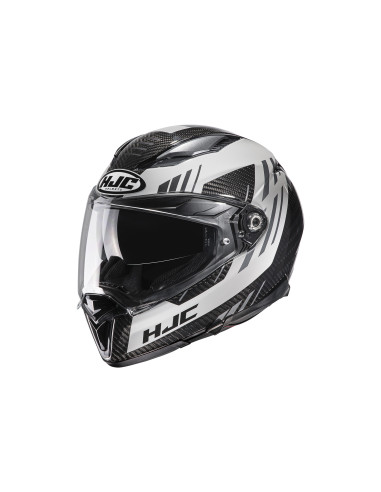 HJC F70 BLACK CARBON KESTA/MC5 SPORTINIS/UŽDARAS MOTO ŠALMAS