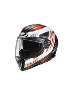 HJC F70 BLACK CARBON KESTA/MC6HSF SPORTINIS/UŽDARAS MOTO ŠALMAS