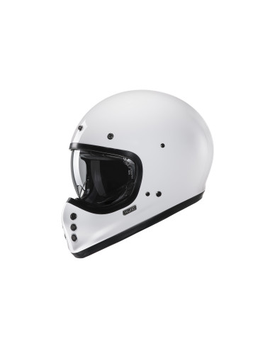 HJC V60 WHITE CROSS MOTO HELMET