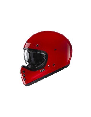 HJC V60 DEEP RED CROSS MOTO HELMET