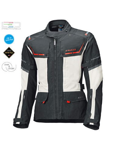 HELD KARAKUM TOP WHITE TEXTILE MOTO JACKET