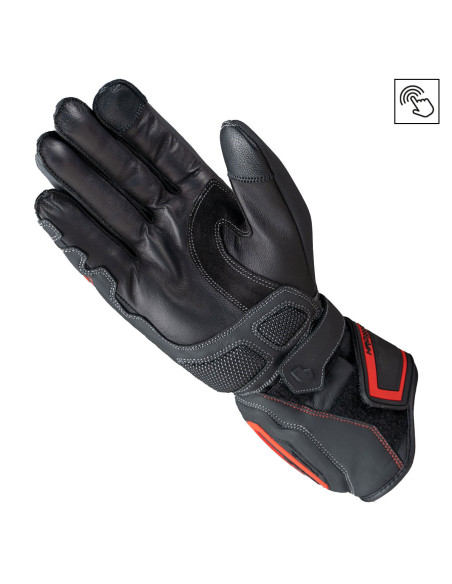 HELD REVEL 3.0 BLACK/RED/WHITE MOTO PIRŠTINĖS