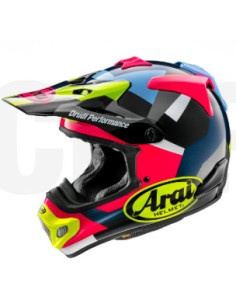 ARAI MX-V BLOCK PINK KROSINIS MOTO ŠALMAS