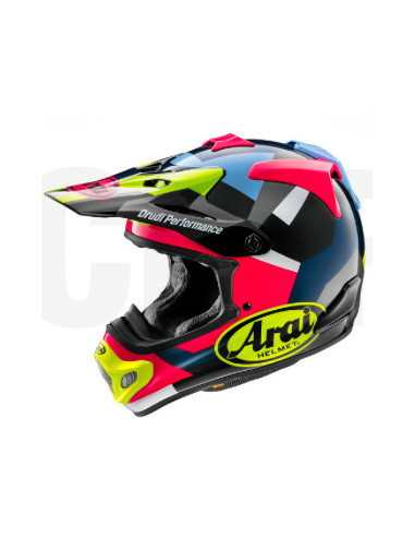 ARAI MX-V BLOCK PINK KROSINIS MOTO ŠALMAS