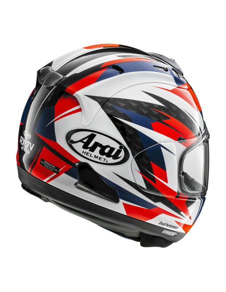 ARAI RX-7V EVO RUSH RED SPORTINIS/UŽDARAS MOTO ŠALMAS