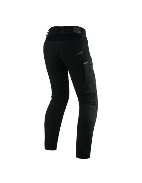 REBELHORN VANDAL BLACK MOTO JEANS