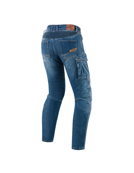 REBELHORN VANDAL BLUE MOTO JEANS