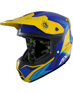 AXXIS MX  WOLF BLUE MATT MOTO ŠALMAS