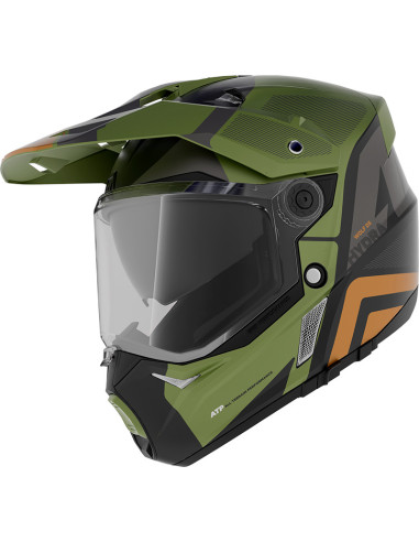 AXXIS MX WOLF DS HYDRA GREEN MOTO ŠALMAS