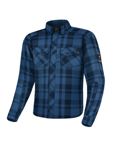 SHIMA RENEGADE 2.0 BLUE MOTO SHIRT