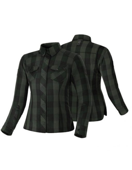 SHIMA RENEGADE 2.0 GREEN WOMEN'S MOTO SHIRT