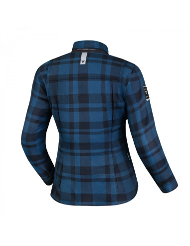 SHIMA RENEGADE 2.0 BLUE WOMEN'S MOTO SHIRT