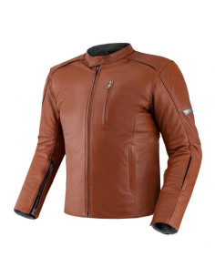SHIMA HUNTER 2.0 LIGHT BROWN LEATHER MOTO JACKET