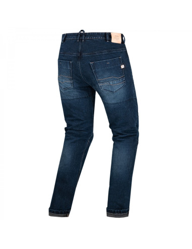 SHIMA DEVON DARK BLUE MEN'S MOTO JEANS