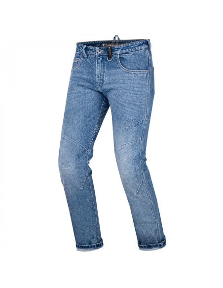 SHIMA DEVON BLUE MEN'S MOTO JEANS