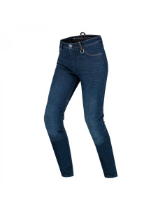 SHIMA DEVON DARK BLUE WOMEN'S MOTO JEANS