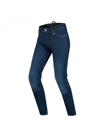 SHIMA DEVON DARK BLUE WOMEN'S MOTO JEANS