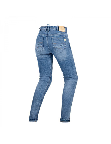 SHIMA DEVON BLUE WOMEN'S MOTO JEANS