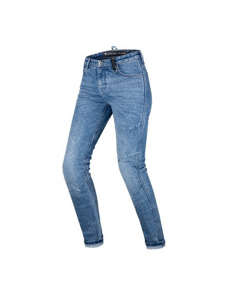 SHIMA DEVON BLUE WOMEN'S MOTO JEANS