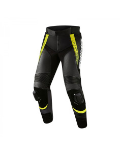 SHIMA STR 2.0 ODINĖS MOTO KELNĖS BLACK/YELLOW FLUO