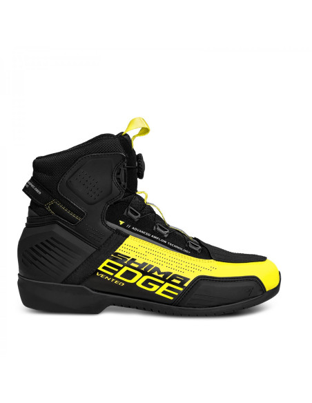 SHIMA EDGE VENT YELLOW FLUO MOTO BOOTS