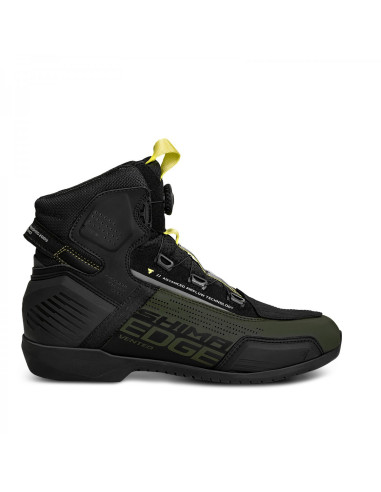 SHIMA EDGE VENT KHAKI MOTO BOOTS