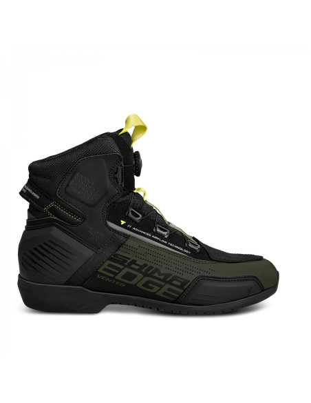 SHIMA EDGE VENT KHAKI MOTO BOOTS