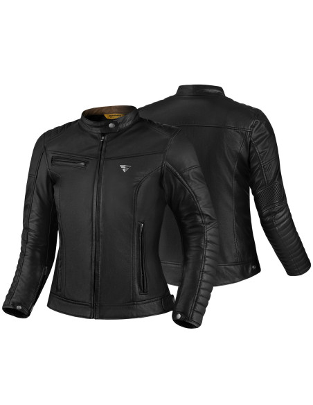 SHIMA ЖЕНСКАЯ КОЖАНАЯ МОТОКУРТКА WINCHESTER 2.0 BLACK