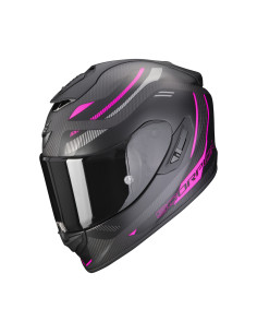 SCORPION EXO-1400 AIR CARBON KYDRA ROSE SPORTINIS/UŽDARAS MOTO ŠALMAS